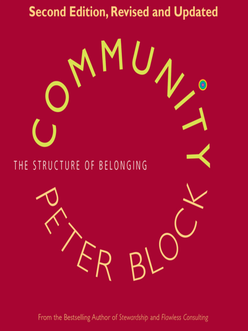 Title details for Community by Peter Block - Wait list